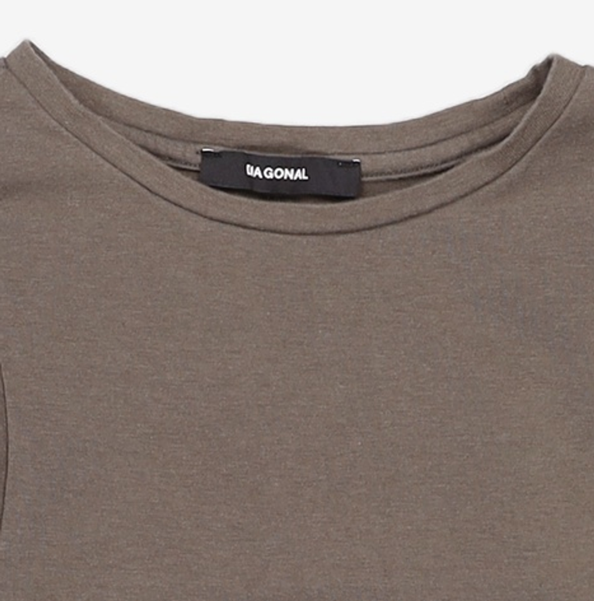 다이애그널(DIAGONAL) SOFT FLARE TEE (grey) XS