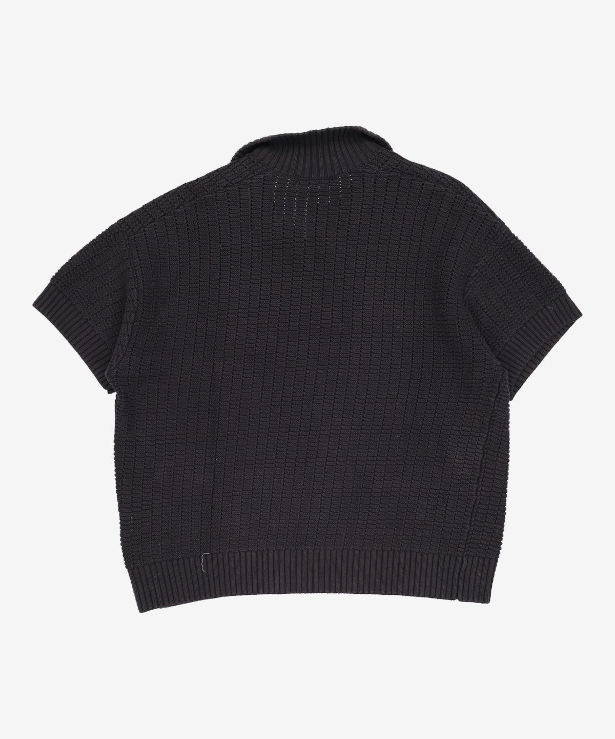 마틴플랜(MARTIN PLAN) Rose Half Knit Shirts - BLACK S