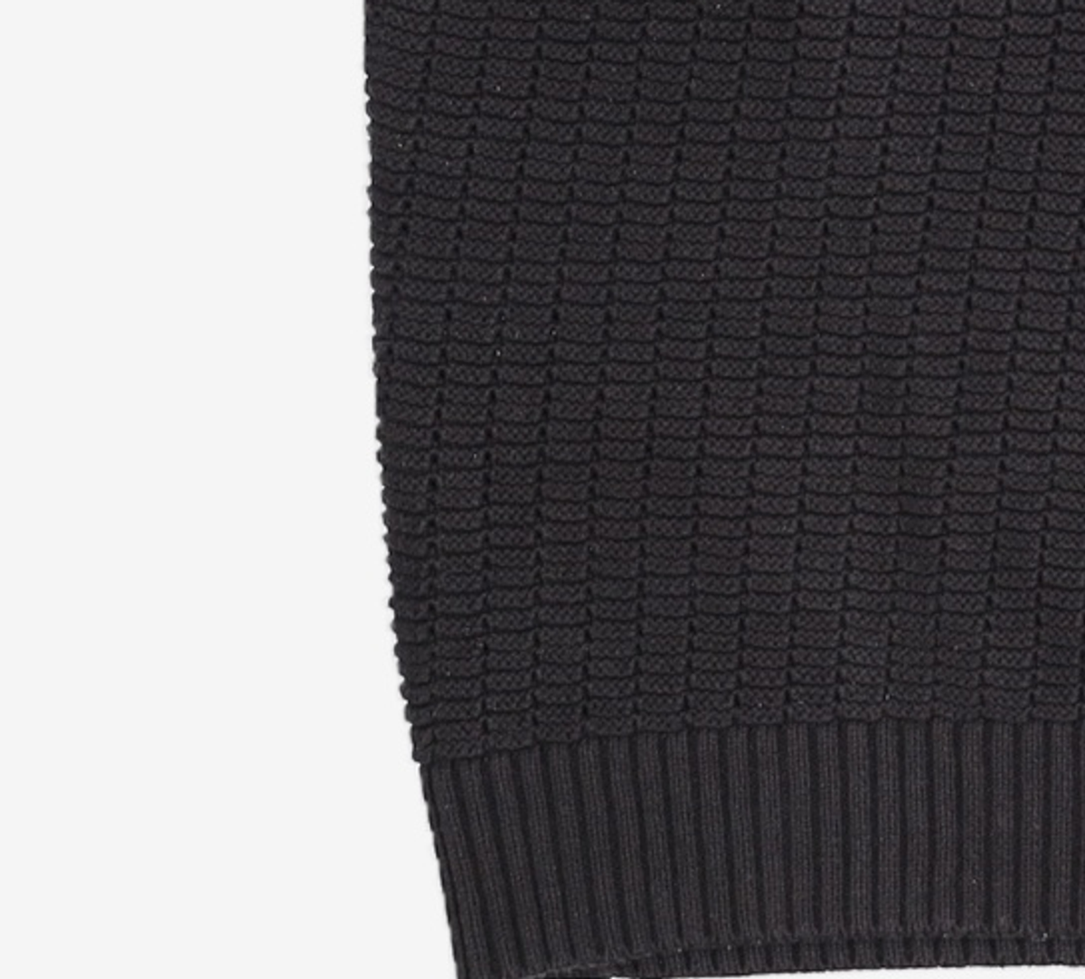 마틴플랜(MARTIN PLAN) Rose Half Knit Shirts - BLACK S