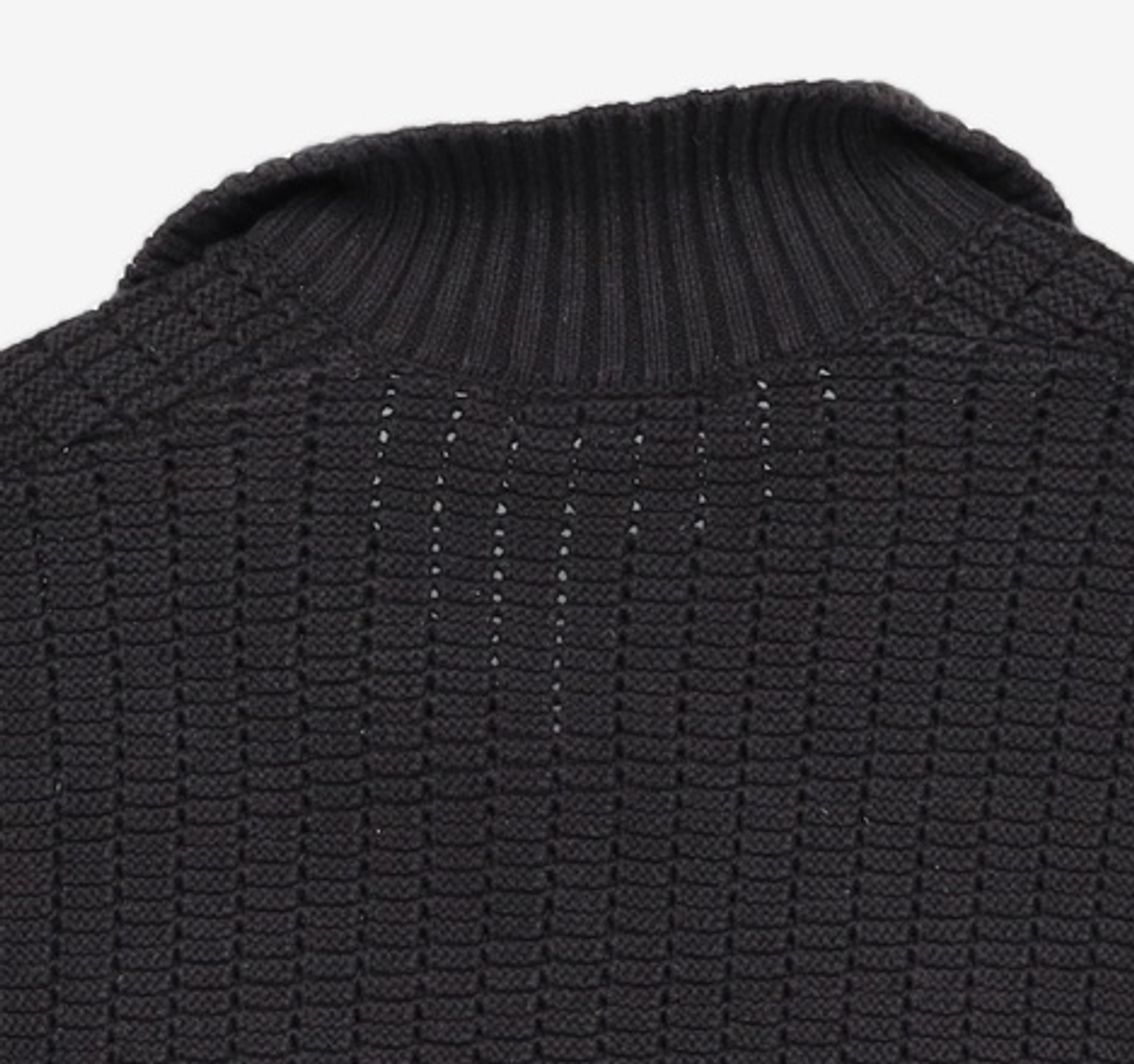 마틴플랜(MARTIN PLAN) Rose Half Knit Shirts - BLACK S