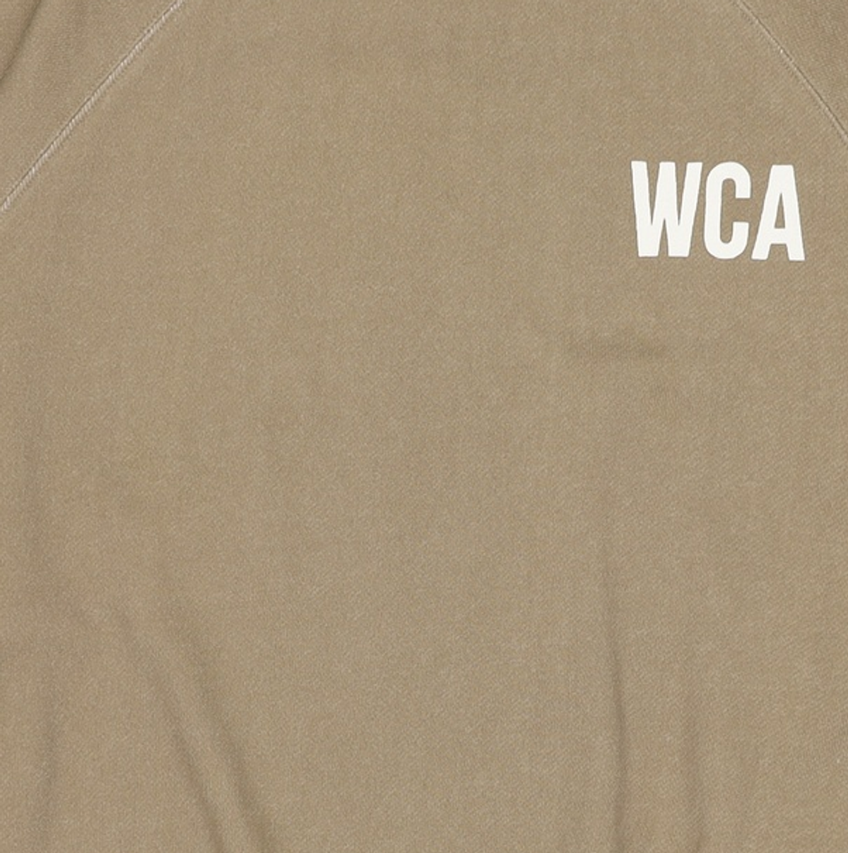 디스커스 애슬레틱(DISCUS ATHLETIC) DA × OAM Stripe Ribbed Sweatshirt Khaki Beige L