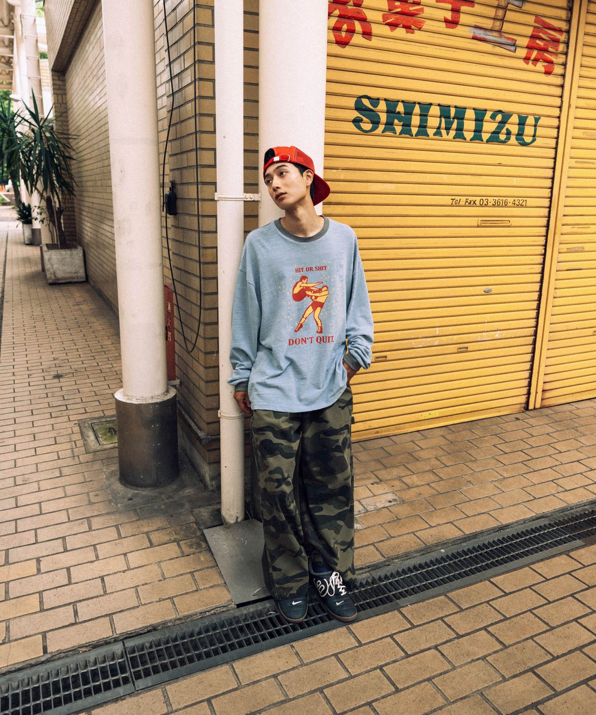 앵글런(ANGLAN) Wrestling Graphic Long Sleeve - White