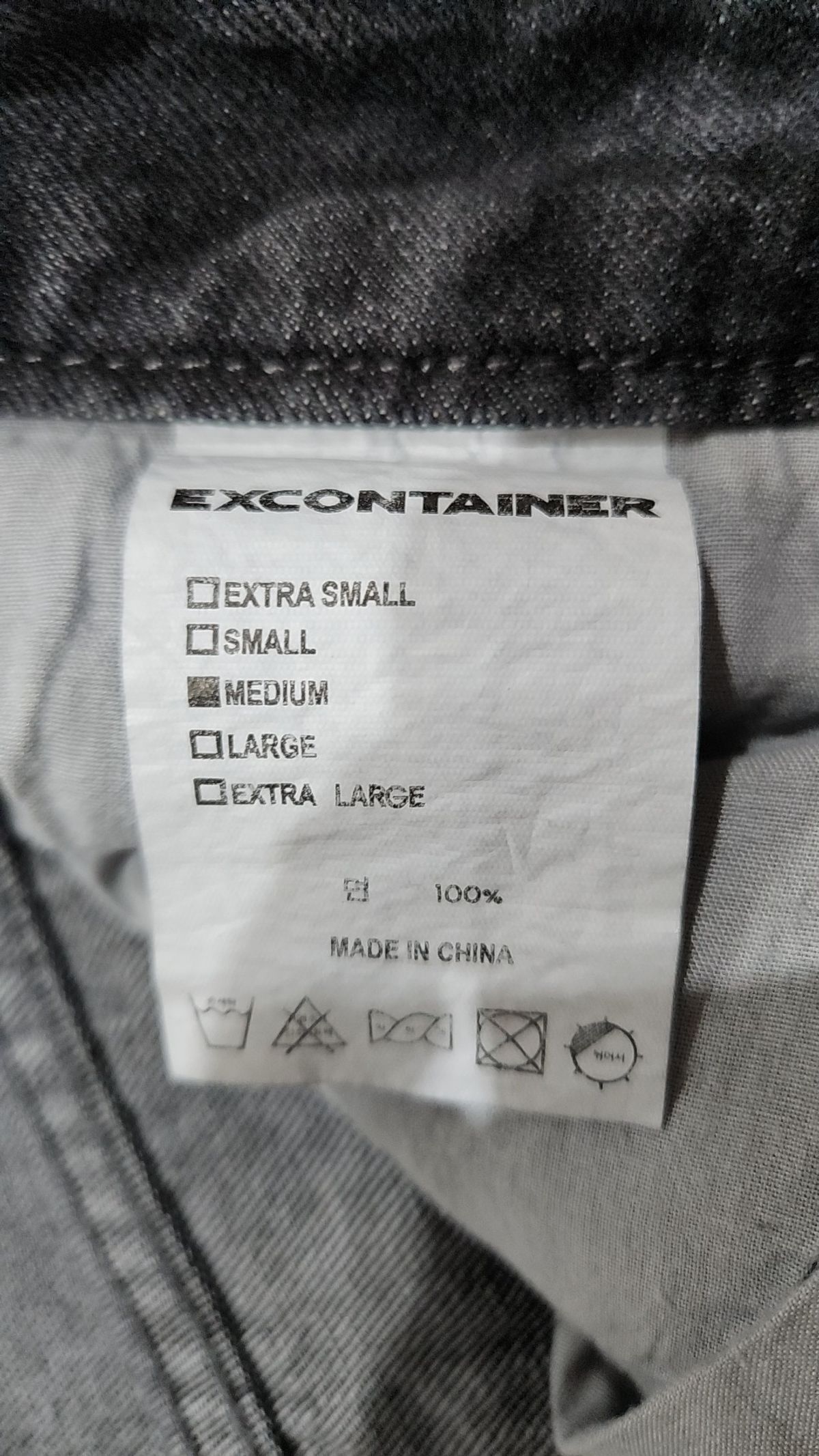 엑스컨테이너(EXCONTAINER) 청/데님 팬츠 L