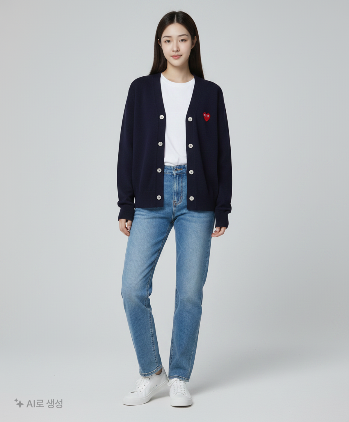 꼼데가르송 플레이(COMME DES GARCONS PLAY) 카디건 S