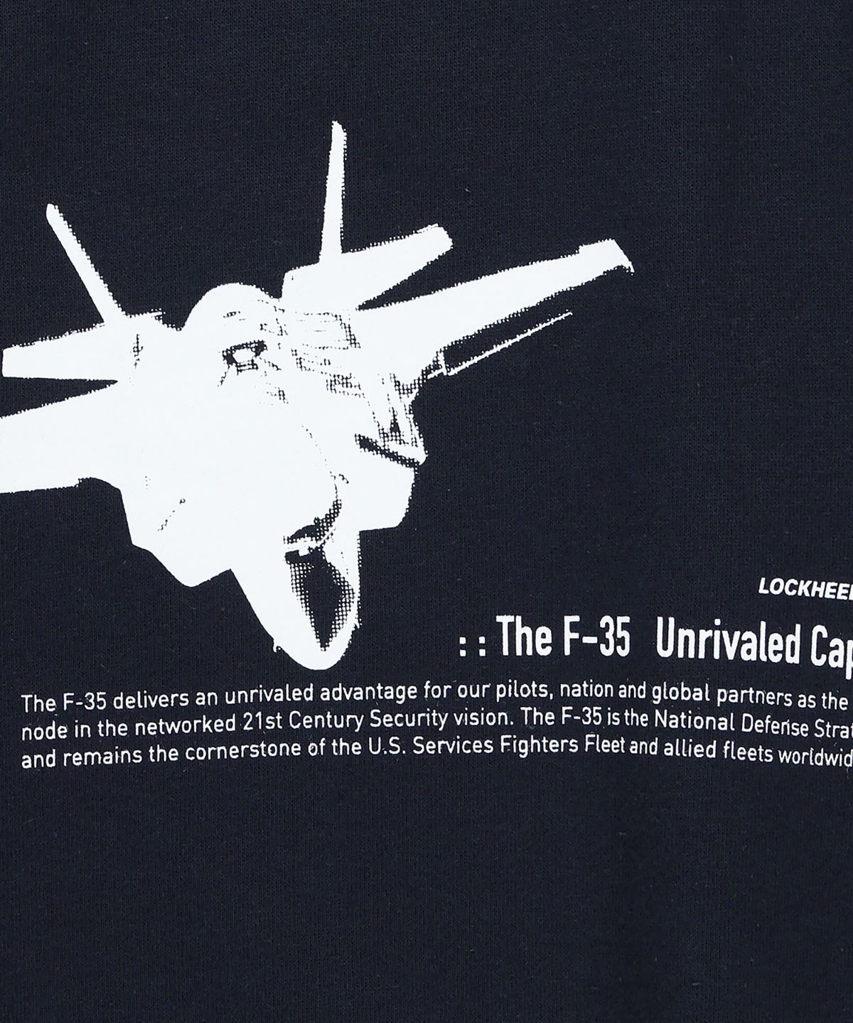 록히드마틴(LOCKHEED MARTIN) LM F-35 SWEATSHIRTS(L45UTL011NAY)