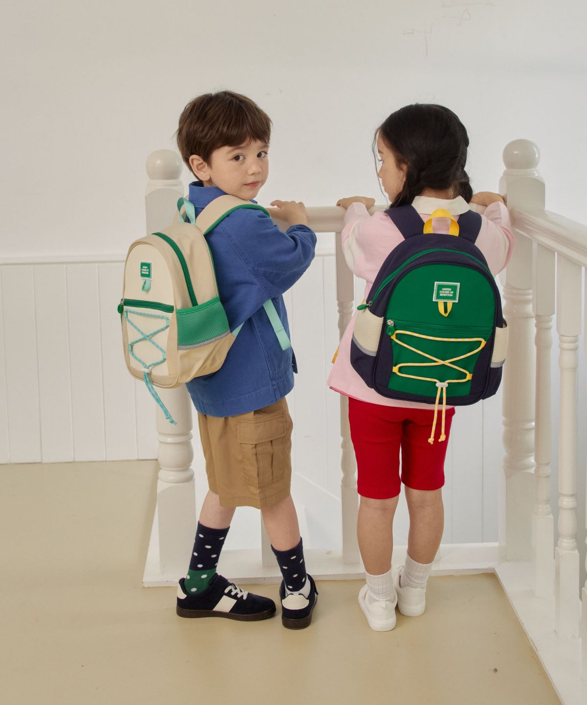 베네통키즈(BENETTONKIDS) 키즈 조이 스트링 백팩 (6colors)