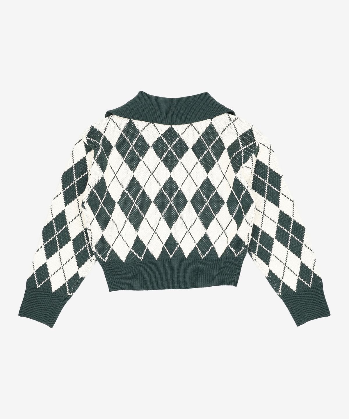 미쏘(MIXXO) 카라넥 아가일 풀오버 KACT66T RE MIWKAD13QT S