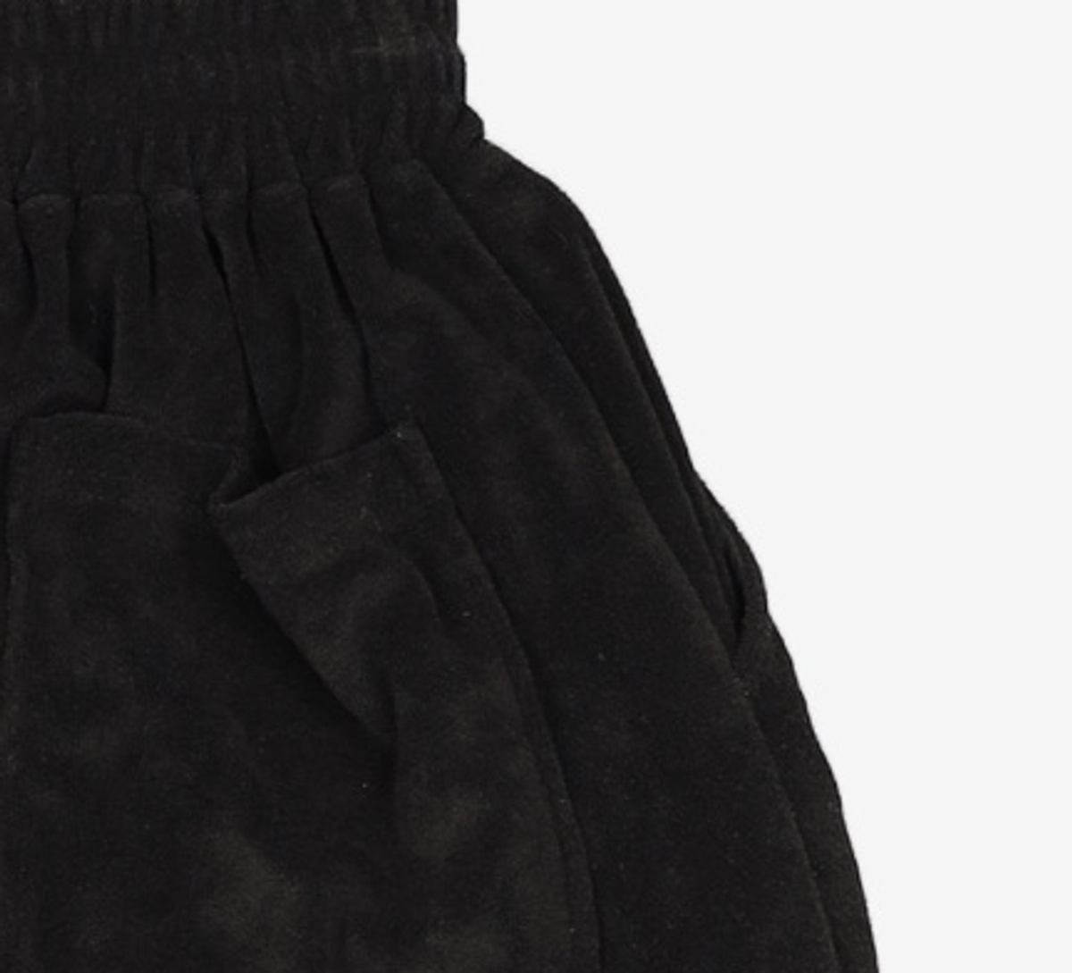 트리밍버드(TREEMINGBIRD) Terry Set-up Pants [ Black ] S