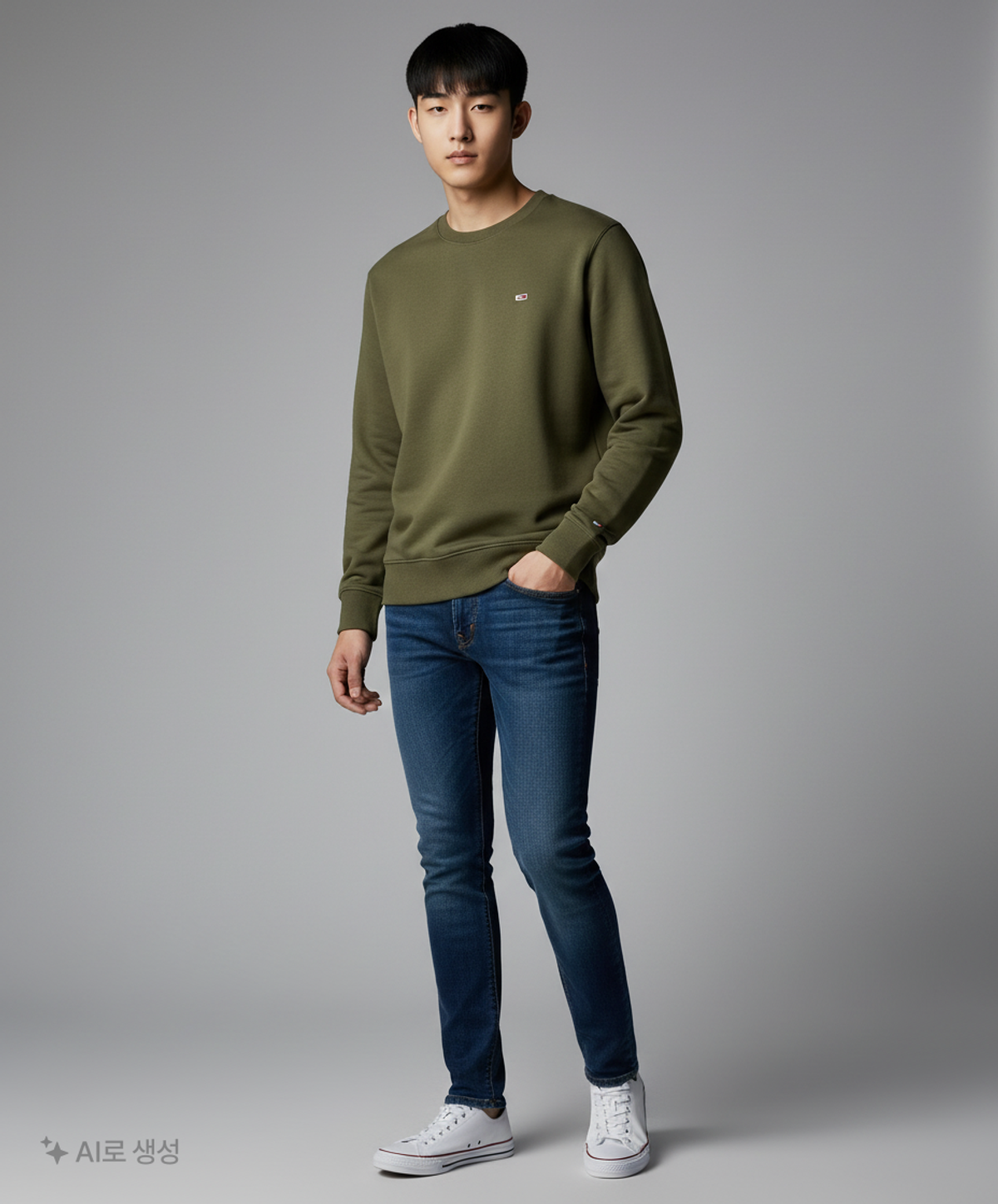 타미진스(TOMMY JEANS) 맨투맨/스웨트셔츠 M