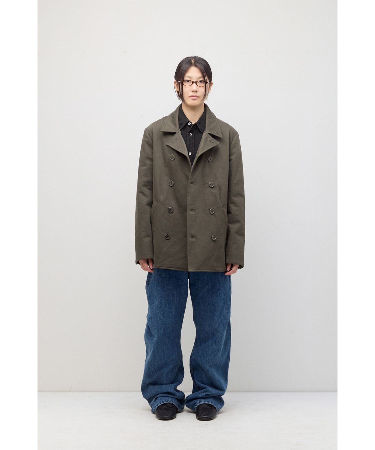 해칭룸(HATCHINGROOM) Pea Coat Khaki