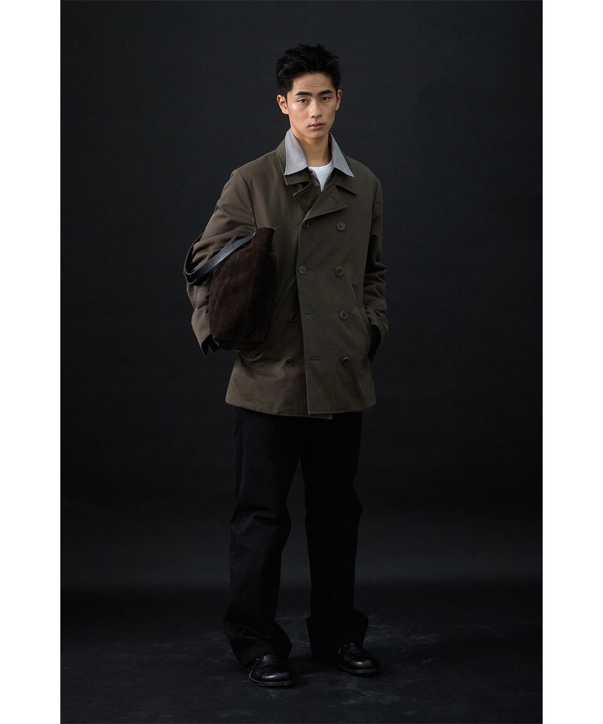 해칭룸(HATCHINGROOM) Pea Coat Khaki