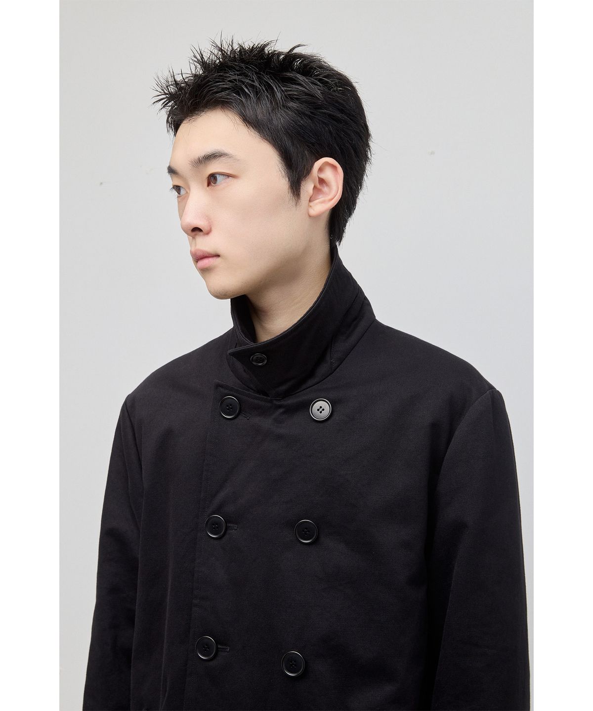해칭룸(HATCHINGROOM) Pea Coat Black
