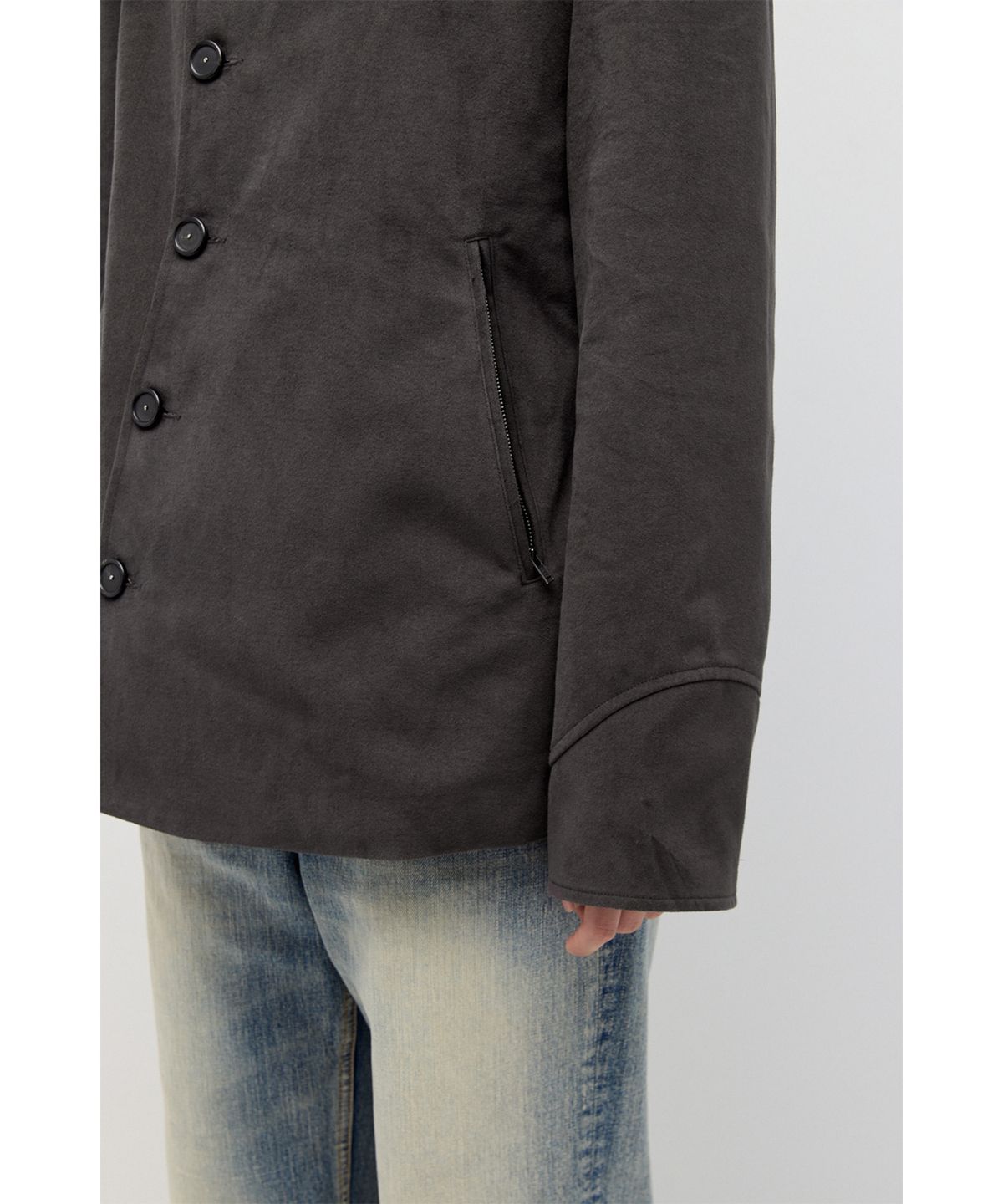 해칭룸(HATCHINGROOM) Fencing Coat Charcoal