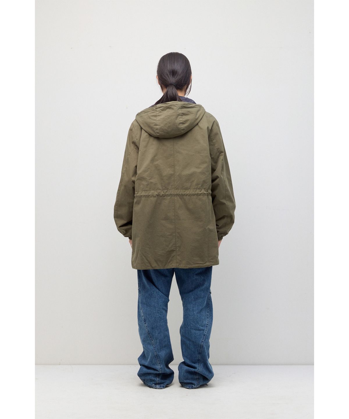 해칭룸(HATCHINGROOM) Reversible Parka Khaki/Navy