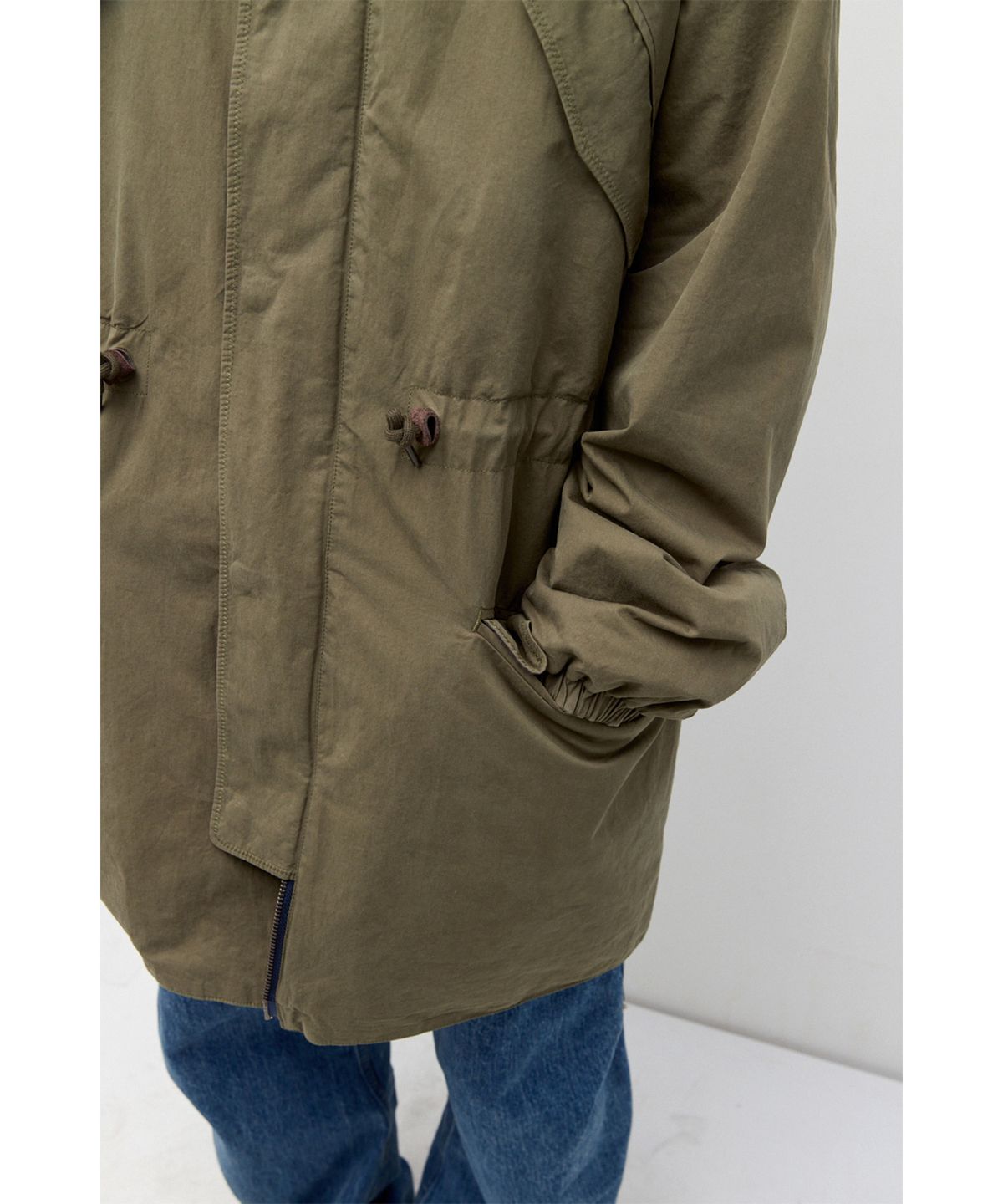 해칭룸(HATCHINGROOM) Reversible Parka Khaki/Navy