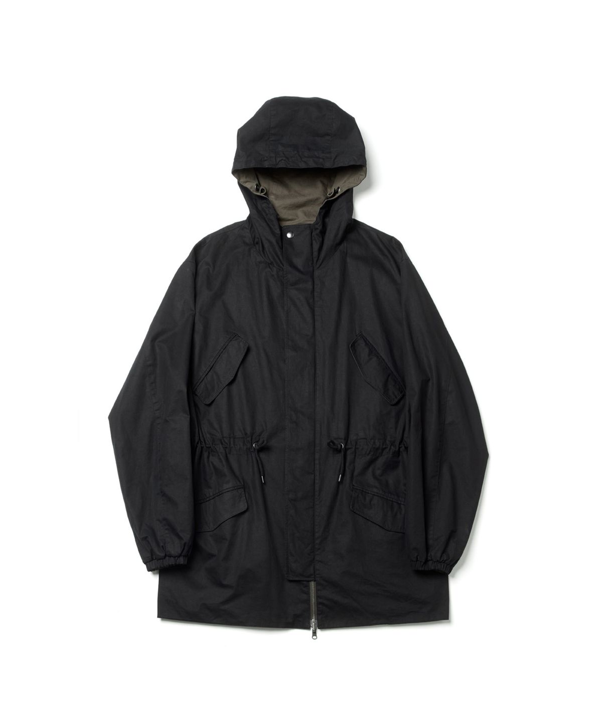 해칭룸(HATCHINGROOM) Reversible Parka Black/Mud Brown