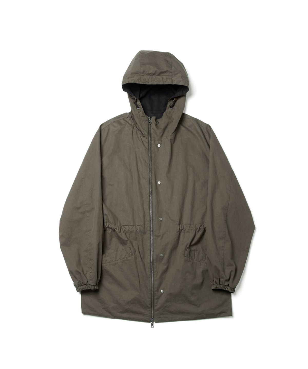 해칭룸(HATCHINGROOM) Reversible Parka Black/Mud Brown
