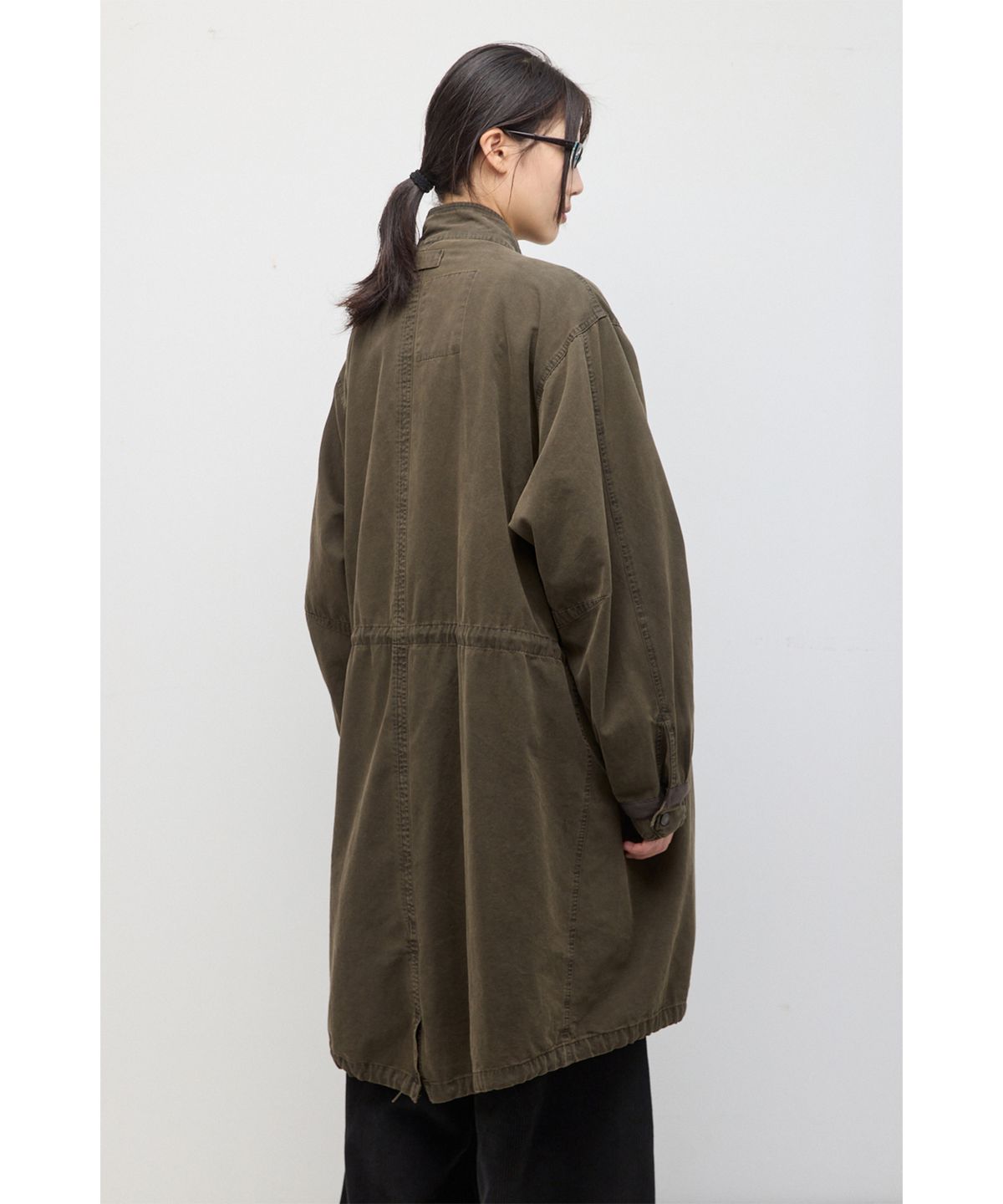 해칭룸(HATCHINGROOM) Mods Parka Over Dyed Mud Khaki