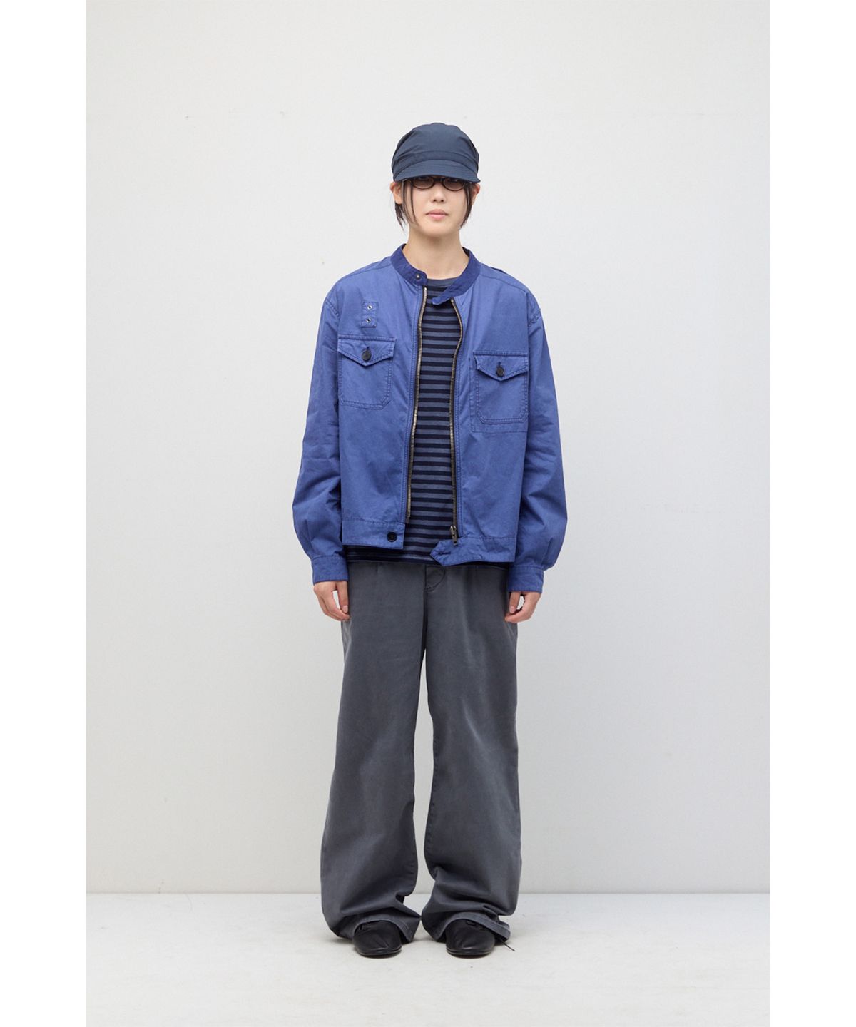 해칭룸(HATCHINGROOM) Police Jacket French Blue