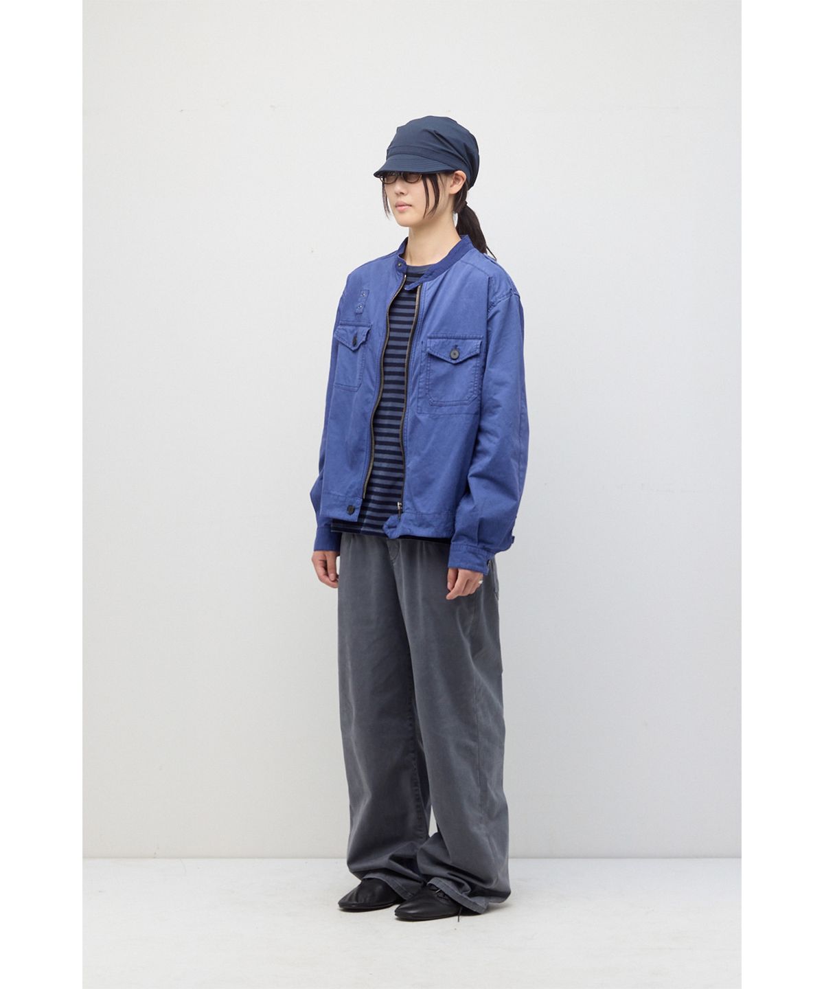 해칭룸(HATCHINGROOM) Police Jacket French Blue