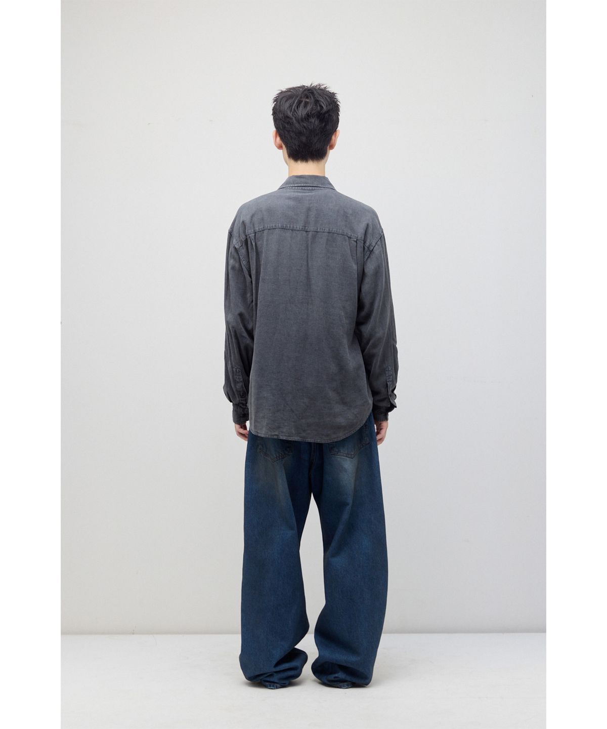 해칭룸(HATCHINGROOM) L.R Shirt Faded Grey