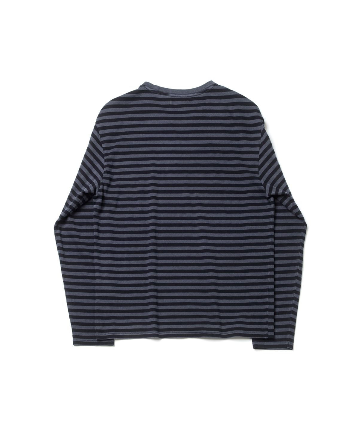 해칭룸(HATCHINGROOM) VTG Stripe Tee Dyed French Blue