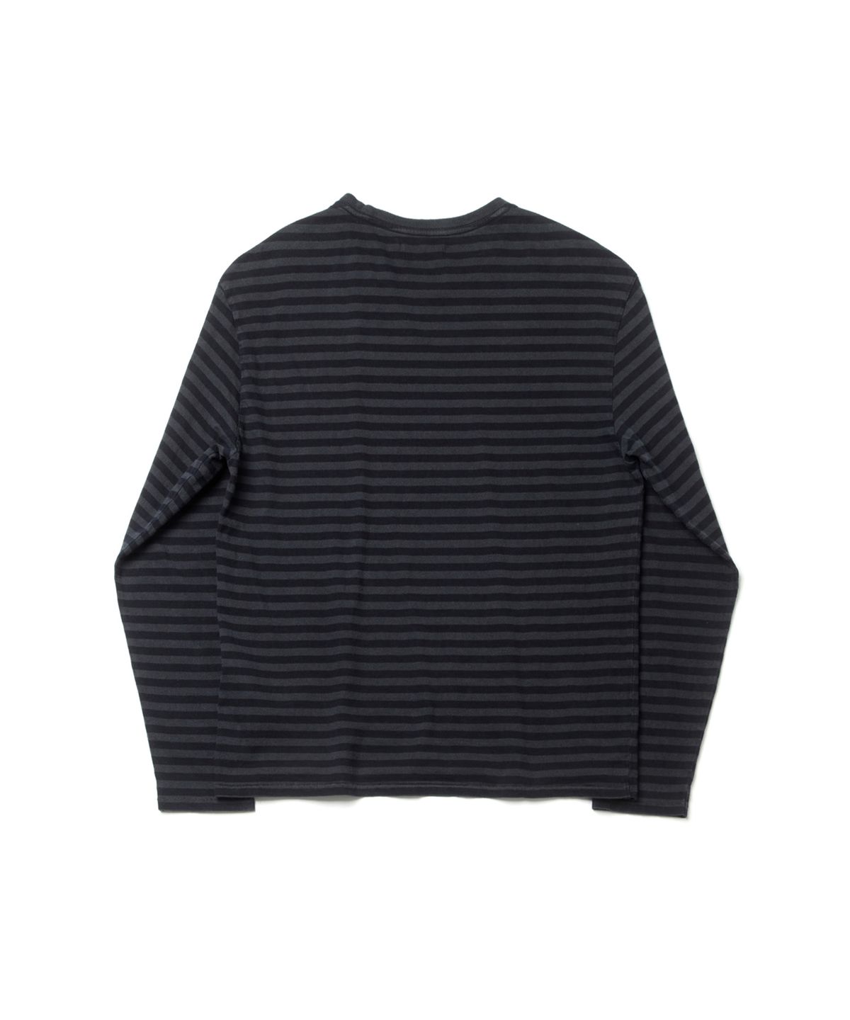 해칭룸(HATCHINGROOM) VTG Stripe Tee Dyed Blue Black