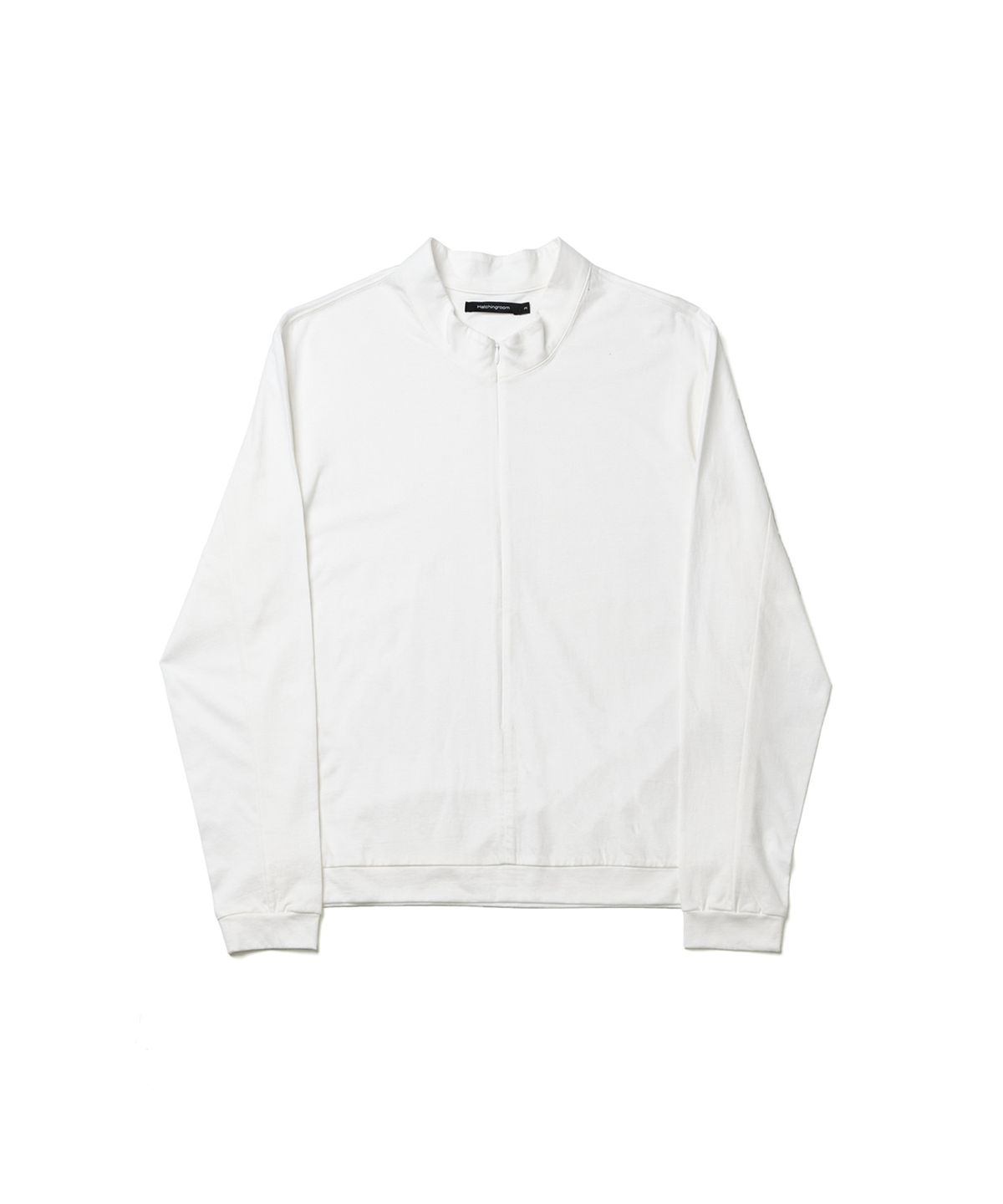 해칭룸(HATCHINGROOM) Invisible Half Zip Tee White