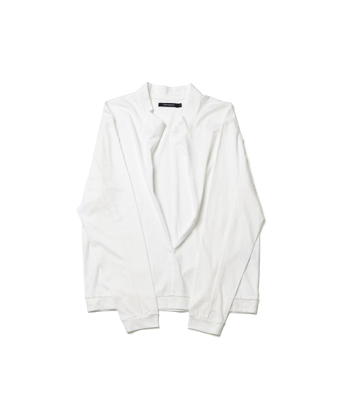 해칭룸(HATCHINGROOM) Invisible Half Zip Tee White