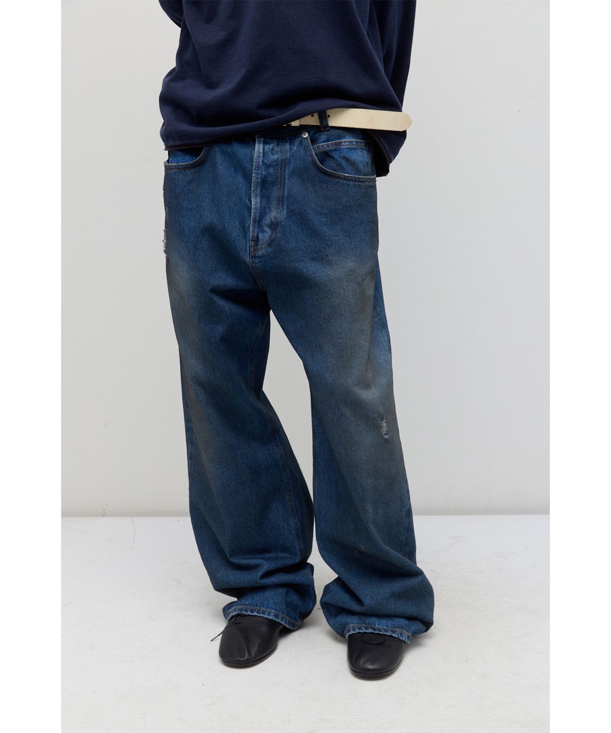 해칭룸(HATCHINGROOM) Regular Selvedge Jeans Dusty Blue