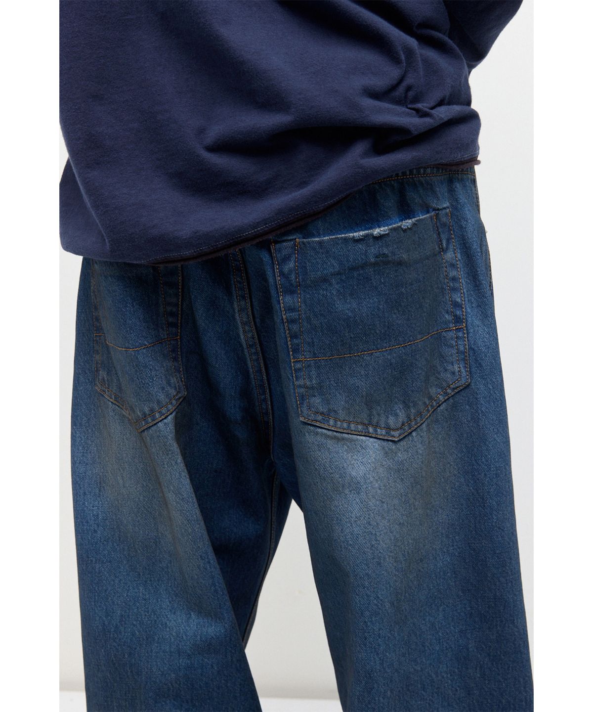 해칭룸(HATCHINGROOM) Regular Selvedge Jeans Dusty Blue