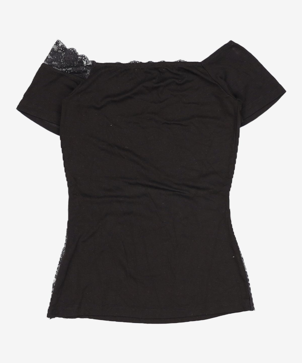 일리오(ILLIO) Black Lace Off-shoulder top M