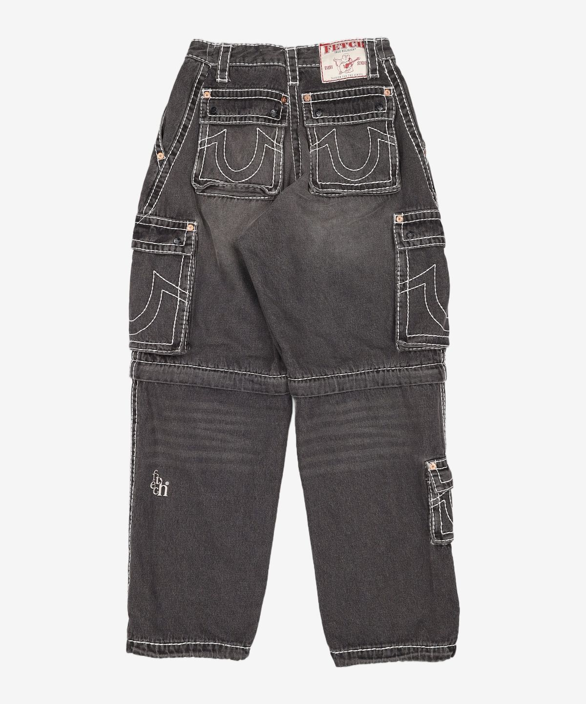 트루릴리젼(TRUERELIGION) TRUE RELIGION X FETCH DENIM SEPARATE CARGO PANTS BLACK M