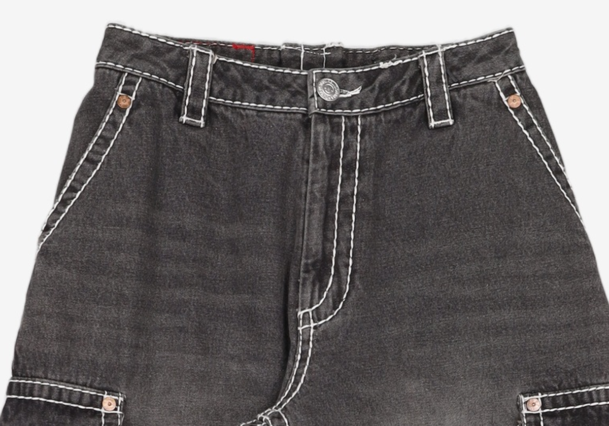 트루릴리젼(TRUERELIGION) TRUE RELIGION X FETCH DENIM SEPARATE CARGO PANTS BLACK M