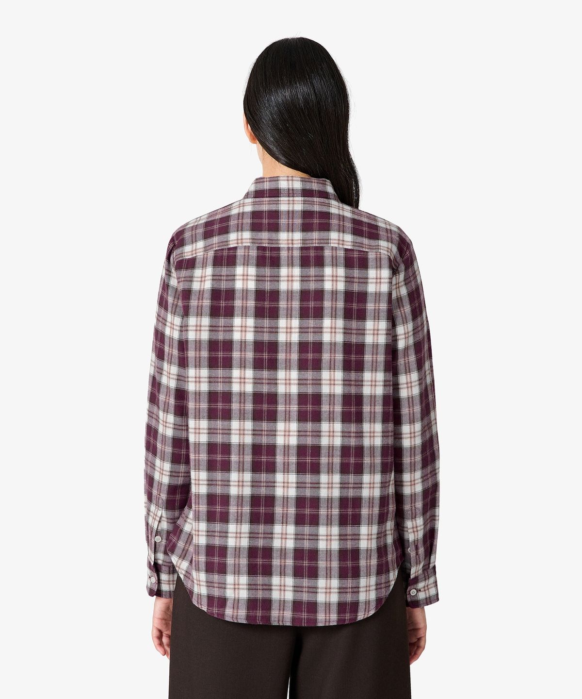 라코스테(LACOSTE) 여성 릴렉스핏 체크 셔츠 CF507E-56N 3KE