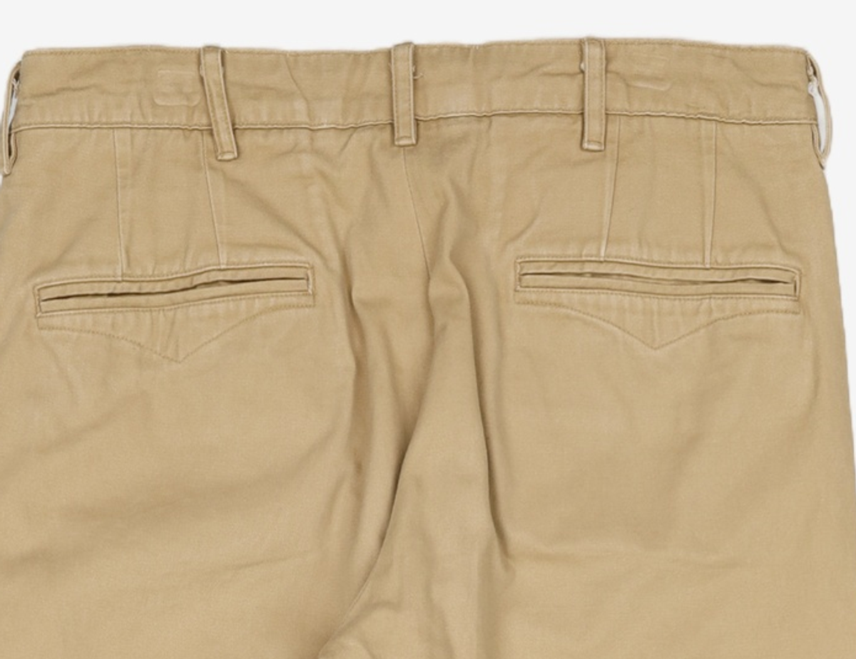 프리즘웍스(FRIZMWORKS) WASHED OFFICER CHINO PANTS _ BEIGE M