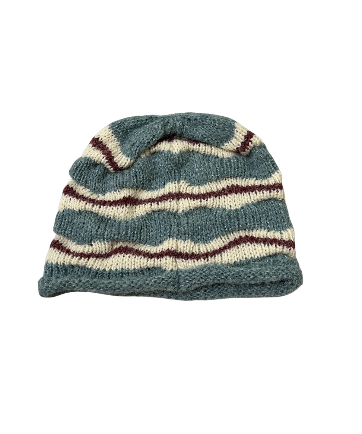 스케이터락(SK8ER ROCK) Crinkle Stripe Beanie (Blue)