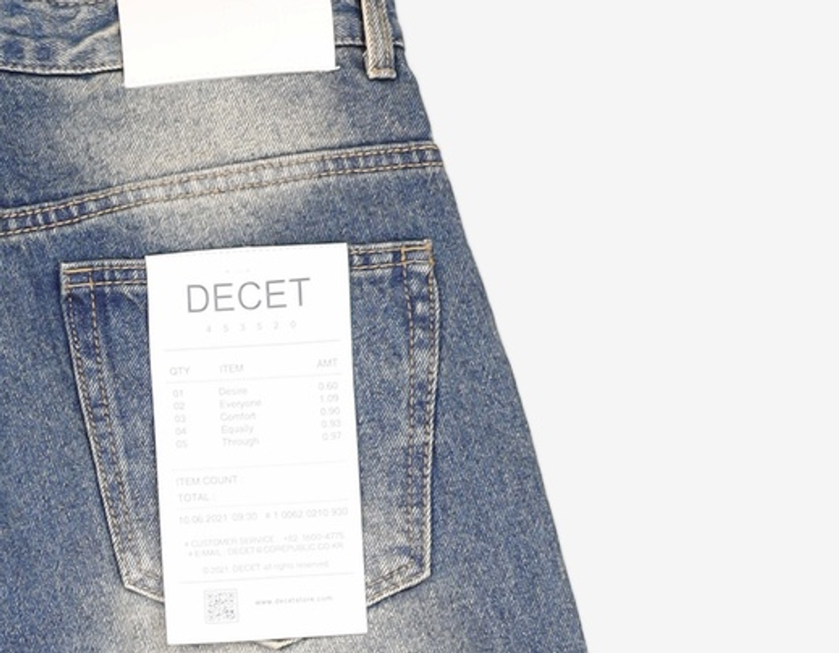 데케트(DECET) 청/데님 팬츠 30