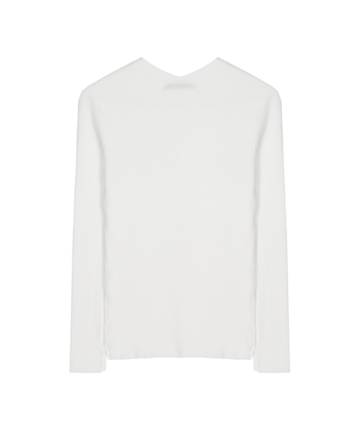 닉앤니콜(NICK&NICOLE) BUTTERFLY BUTTON SLIM KNIT CARDIGAN_IVORY