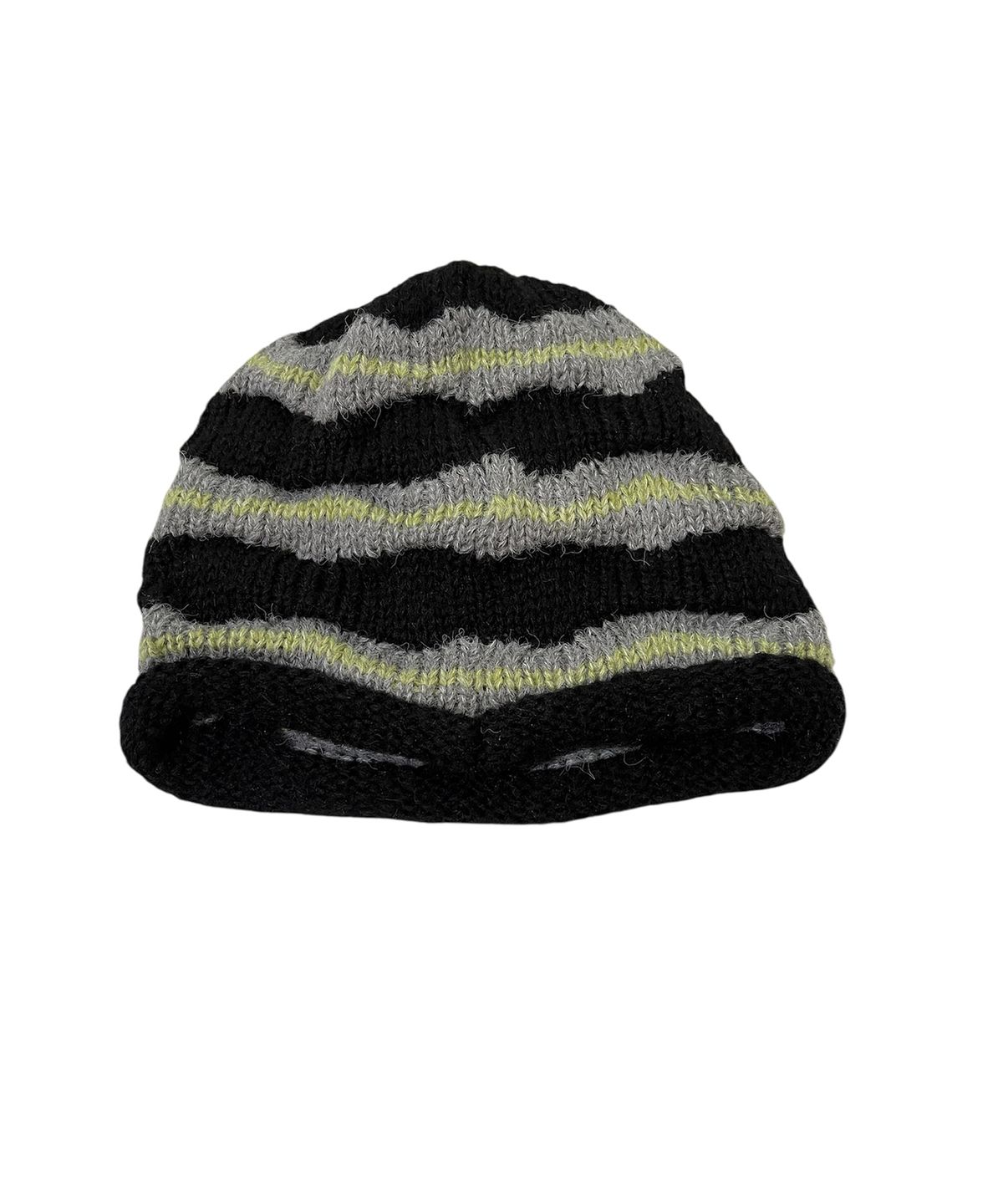스케이터락(SK8ER ROCK) Crinkle Stripe Beanie (Black)