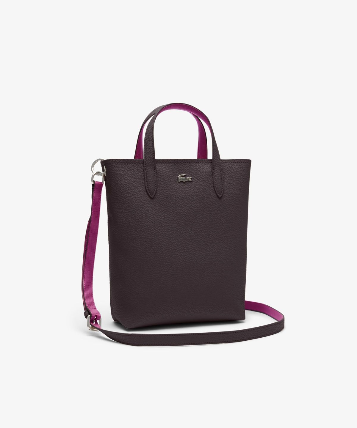 라코스테(LACOSTE) 여성 안나 탑지퍼 세로형 크로스백 NF4929A56N T85