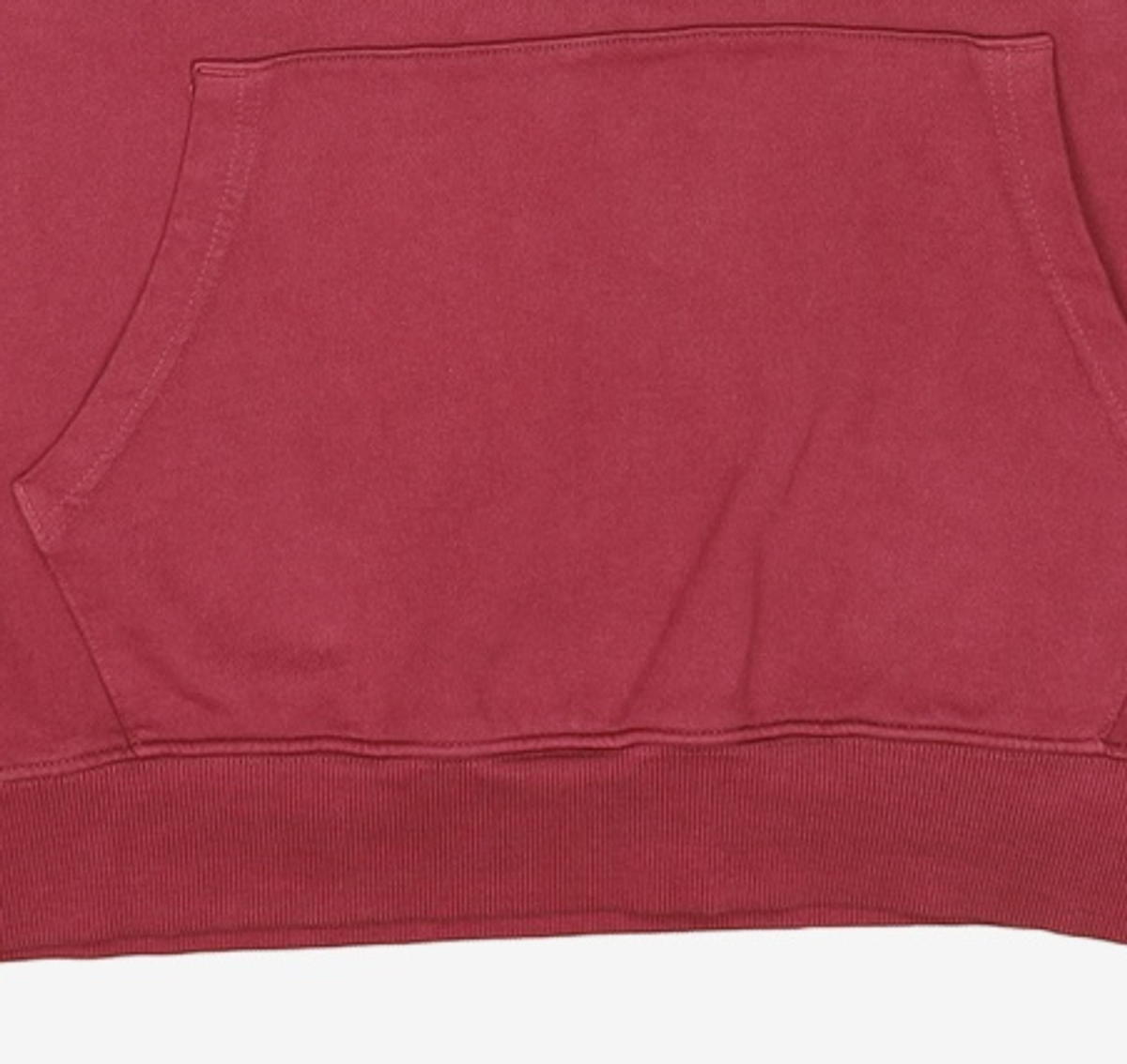 브라운브레스(BROWNBREATH) PIGMENT TAG HOODIE - BURGUNDY M