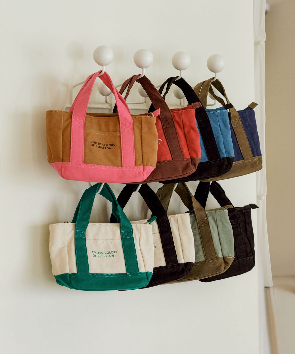 베네통(BENETTON) 캔버스 토트백 (8colors)
