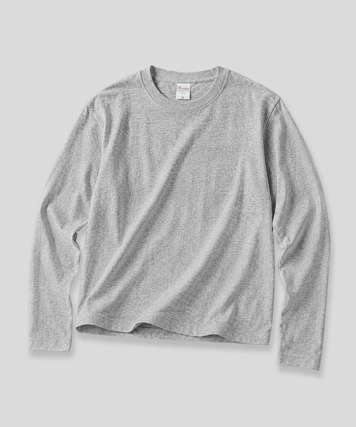 프린트스타(PRINTSTAR) 17수 5.6oz 크롭 베이직 무지 긴팔 티셔츠 - 4 COLOR