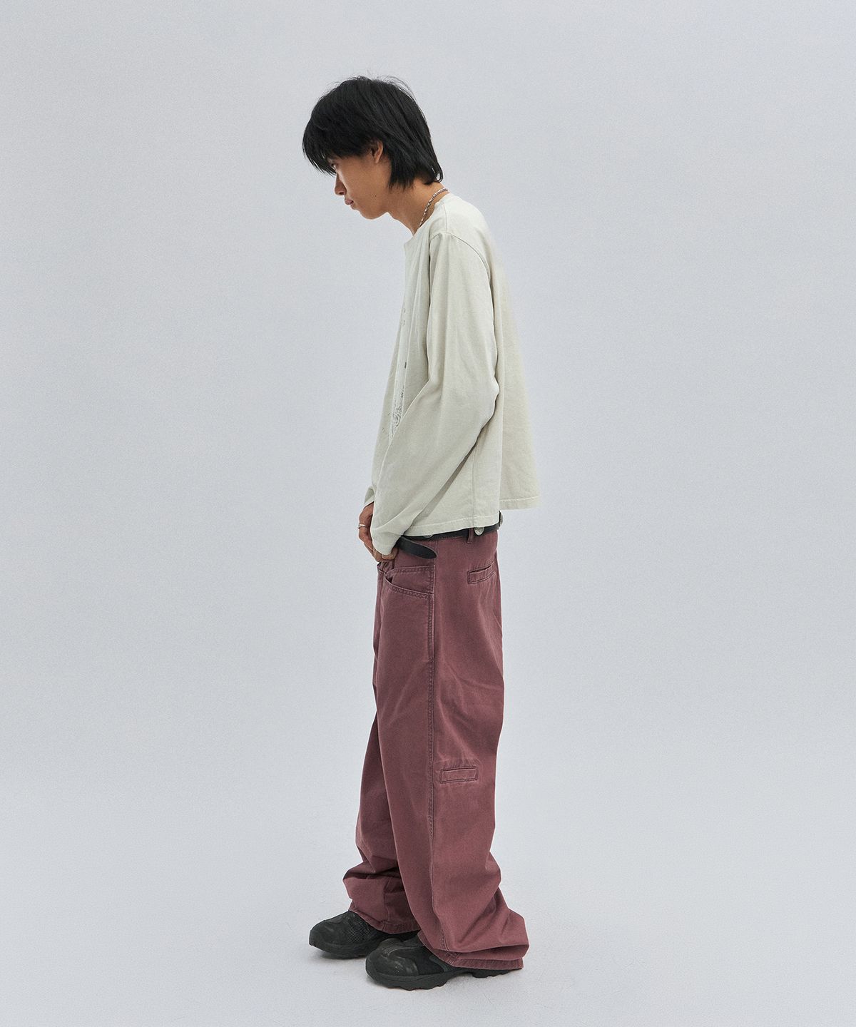 스웨이드(SUADE) HANDPRINT LONG SLEEVE [IVORY]