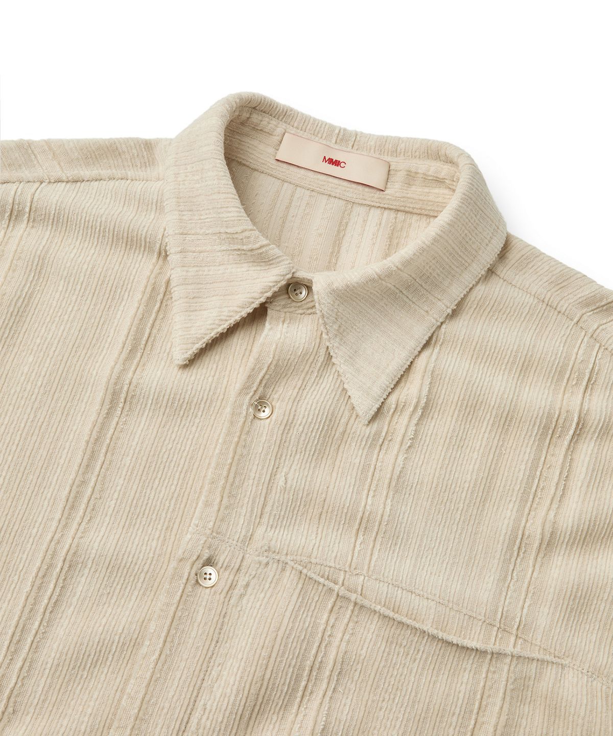 엠엠아이씨(MMIC) DRAPE SHIRT (IVORY)