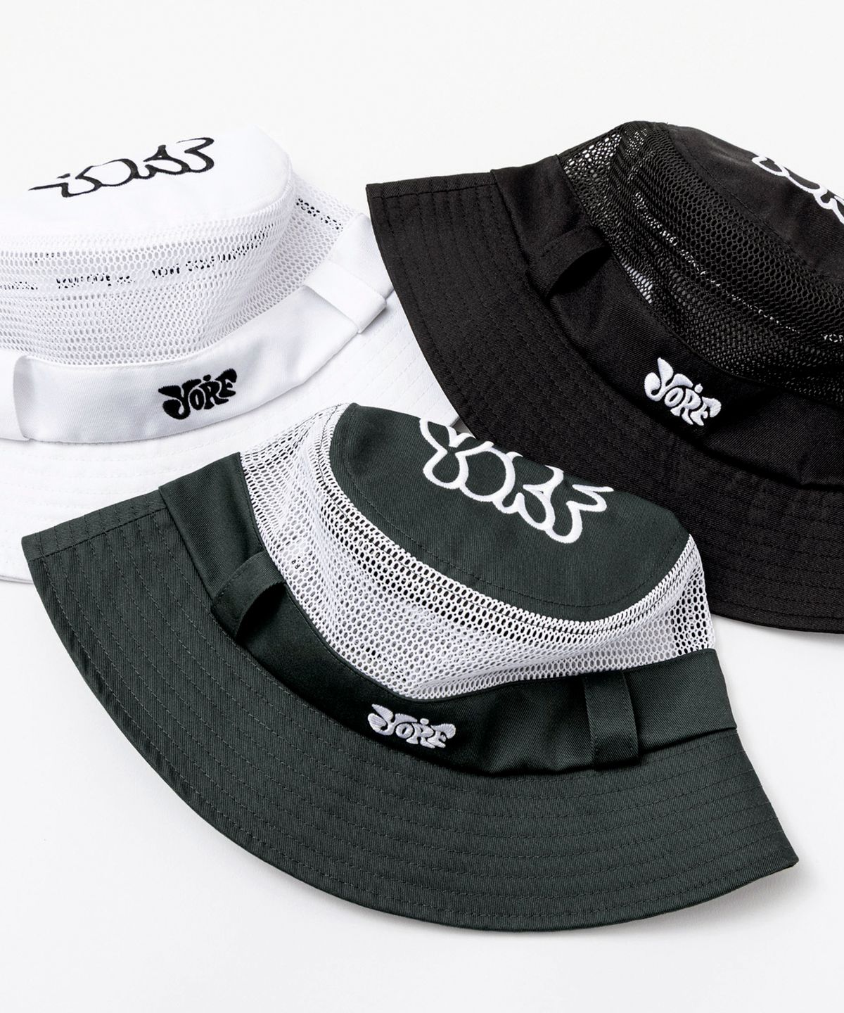 욜프(YORF) YORF MESH BUCKET HAT GREEN 버킷햇 매쉬 그린