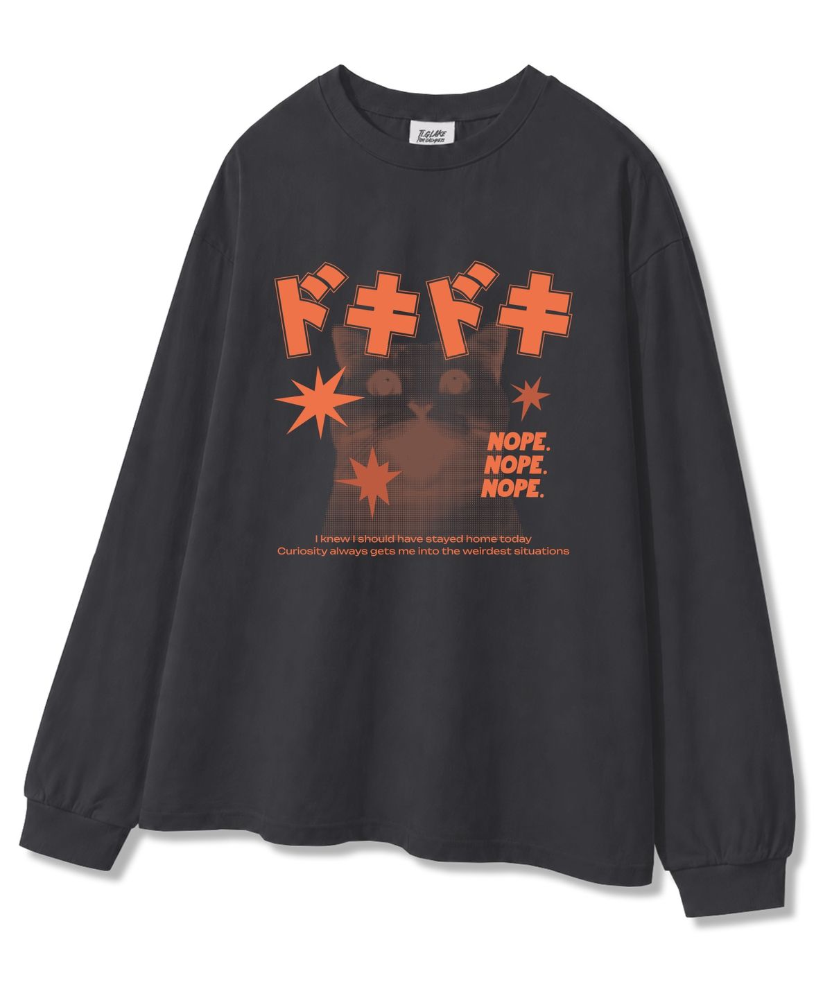 티글레이크(TI.GLAKE) 놉놉놉 오버핏 긴팔 티셔츠 3 COLOR [소매시보리 추가옵션]