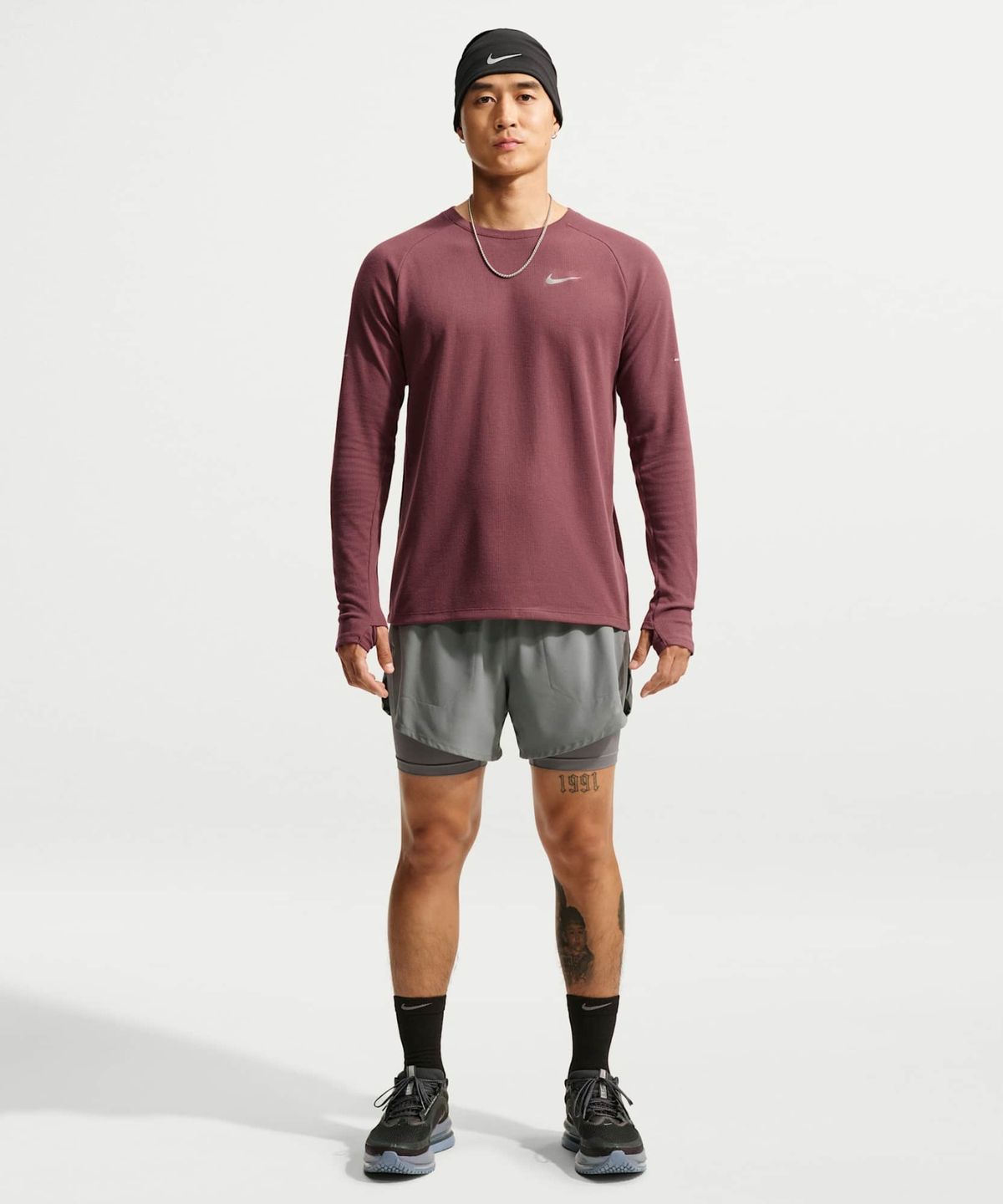 나이키(NIKE) 스트라이드 드라이 핏 러닝 와플 크루 M - 라이트 볼더 / HV2706-255