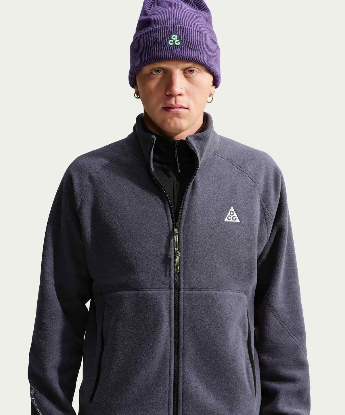 나이키(NIKE) ACG 울프 트리 풀집 재킷 M - 그리드아이언:블랙:서밋 화이트 / IF0964-013